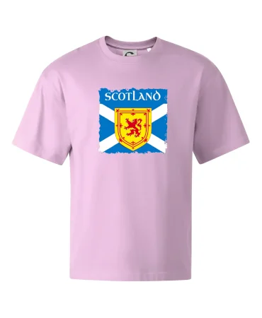 Skotská vlajka s erbem lva