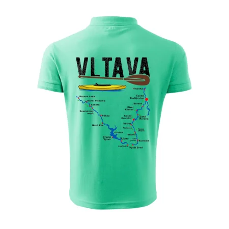 Mapa řeky Vltavy