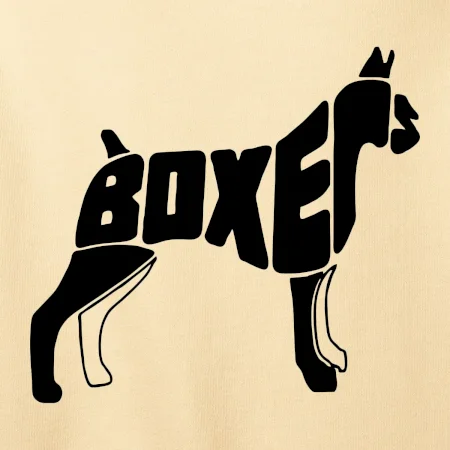 Boxer nápis v těle