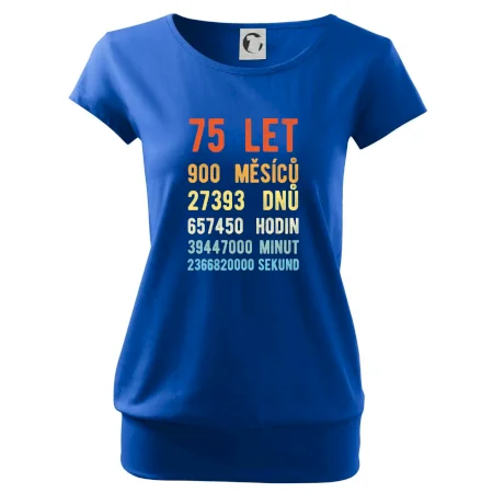 Narozeniny 75 přepočet času