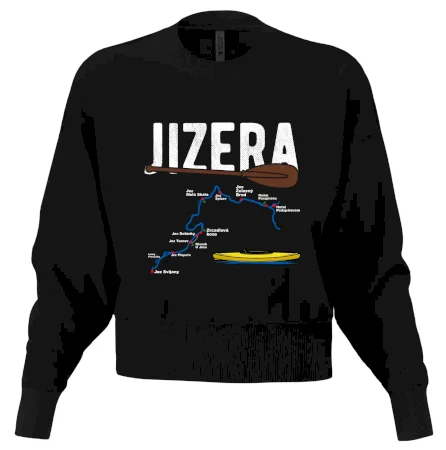 Mapa řeky Jizery