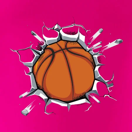 Basketbal míč v triku