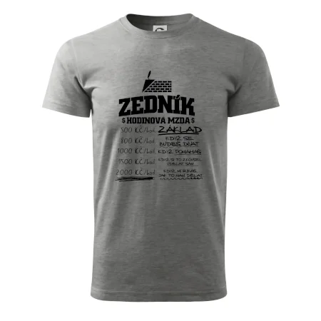 Hodinová mzda zedník