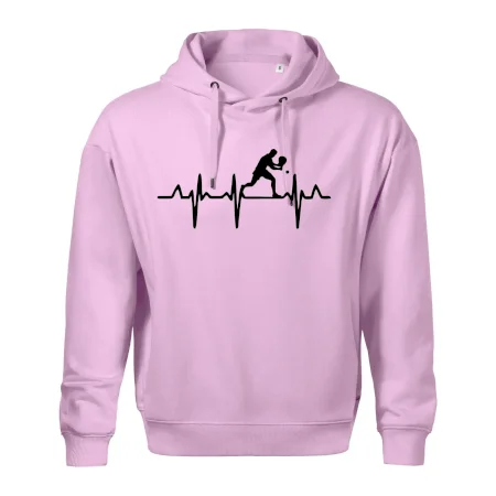 EKG stolní tenista stojící