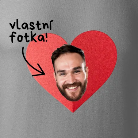 Vlastní fotka v srdci