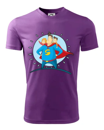 Táta superman - holka a kluk