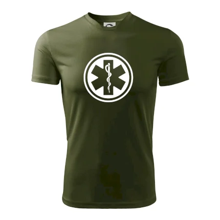 Rescue logo samostatné kulaté
