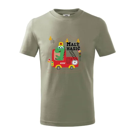Malý hasič - auto a dinosaurus