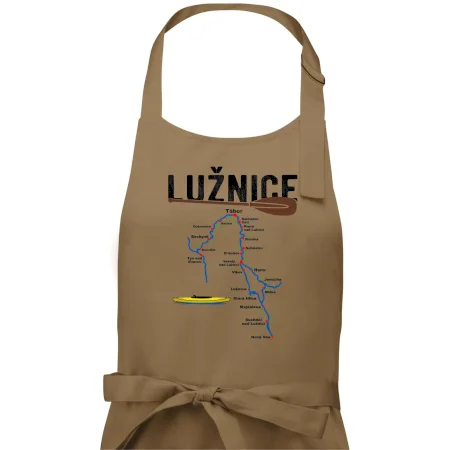 Mapa řeky Lužnice
