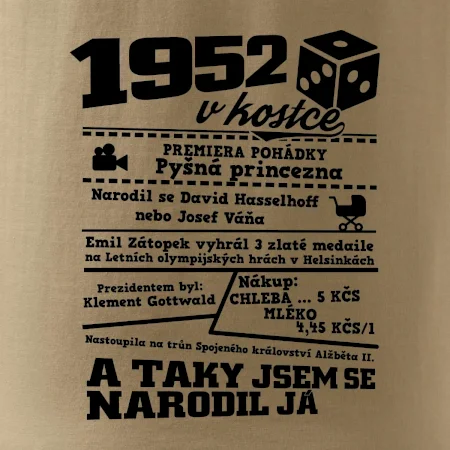 1952 v kostce