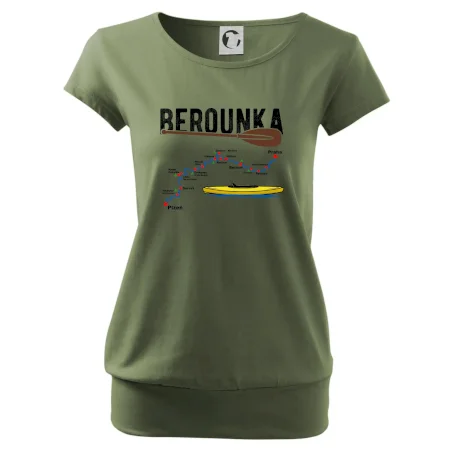 Mapa řeky Berounky