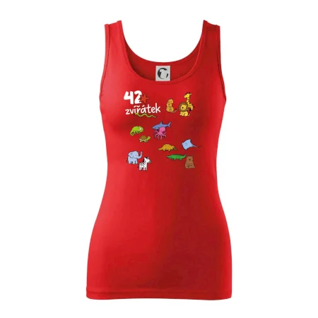 Tričko + 42 nažehlovacích zvířátek