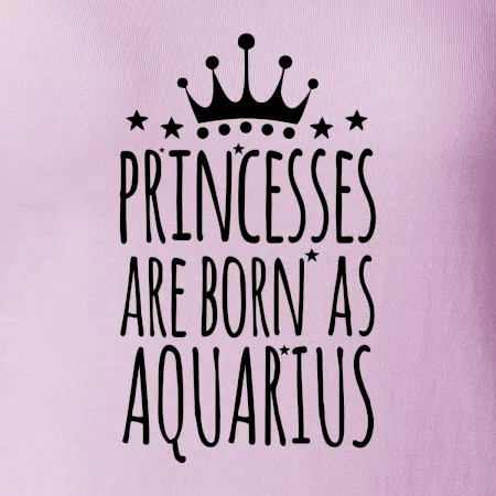 Princesses are born as Aquarius - Vodnář