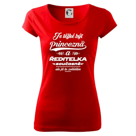 Je těžké být princezna - ředitelka