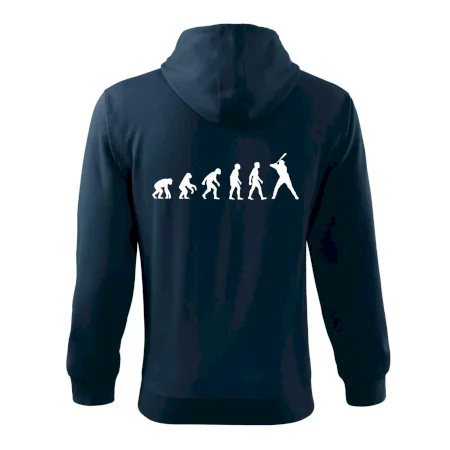 Evoluce baseball pálkař nápřah
