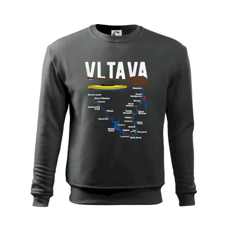 Mapa řeky Vltavy