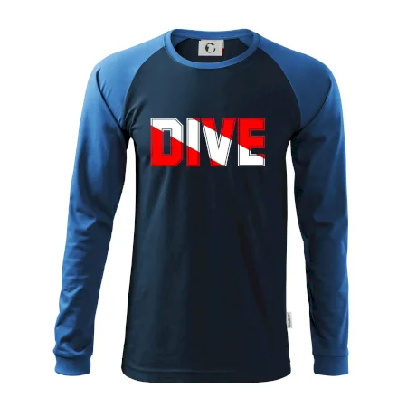 Dive nápis vlajka