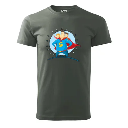 Táta superman - holka a kluk