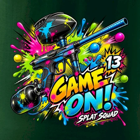 Barevná exploze game on paintball