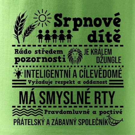 Narozeniny srpen