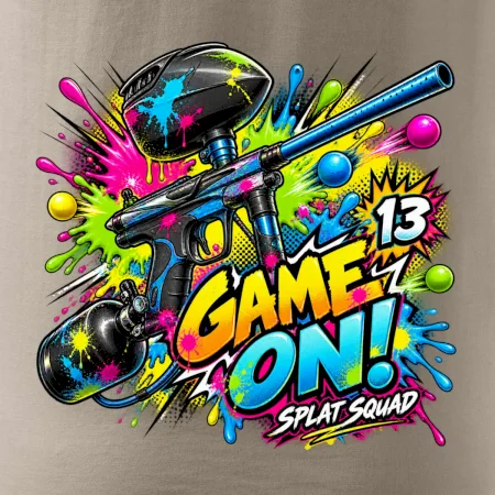 Barevná exploze game on paintball