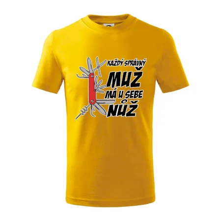 Každý správný muž, má u sebe nůž