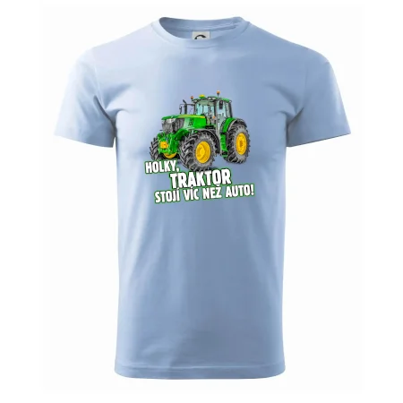 Holky, traktor stojí víc než auto