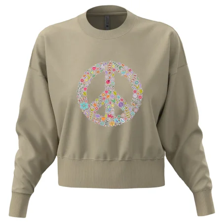 Peace symbol lístečky