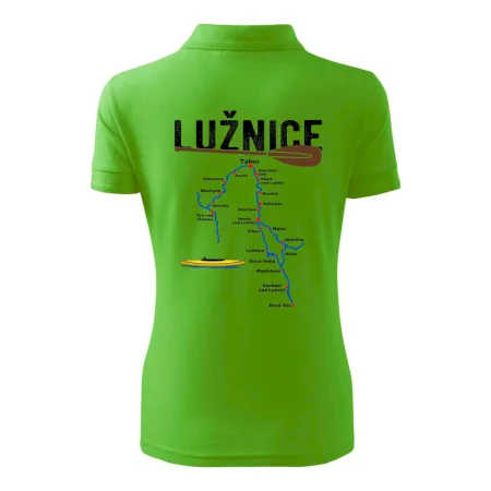 Mapa řeky Lužnice