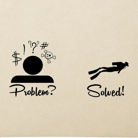 Problem solved - potápění