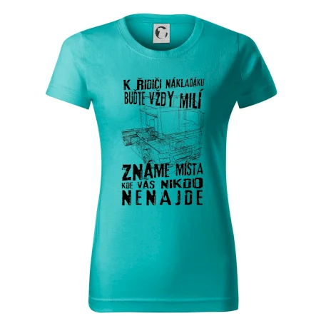 K řidiči náklaďáku buďte vždy milý