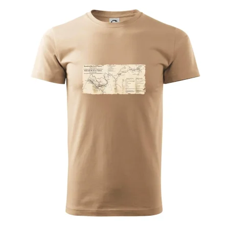 Mapa Báňské dráhy z Moravské Ostravy do Doubravy