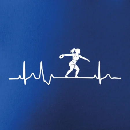 EKG hod diskem