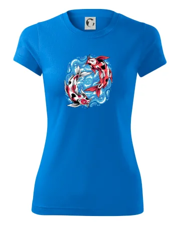 Yin & Yang Koi kapr - červený
