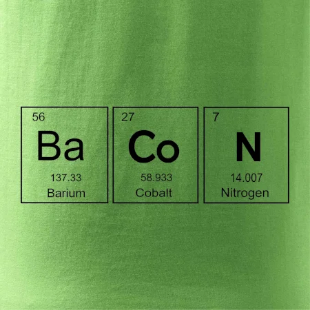 Bacon - periodická tabulka