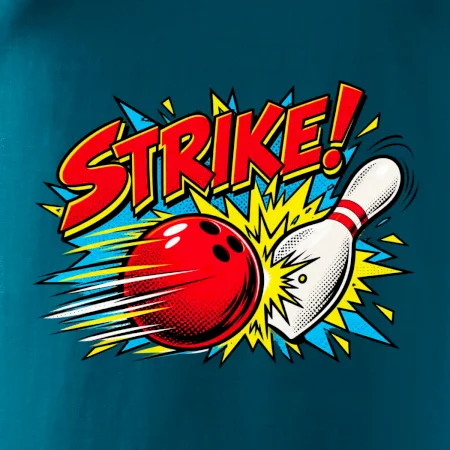 Strike komiksový bowlingový náraz