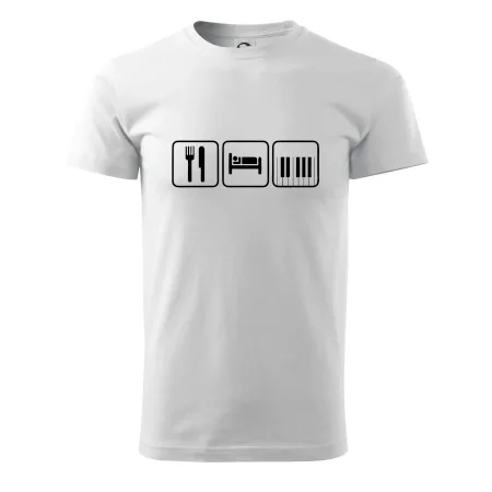 Eat sleep piano v řadě