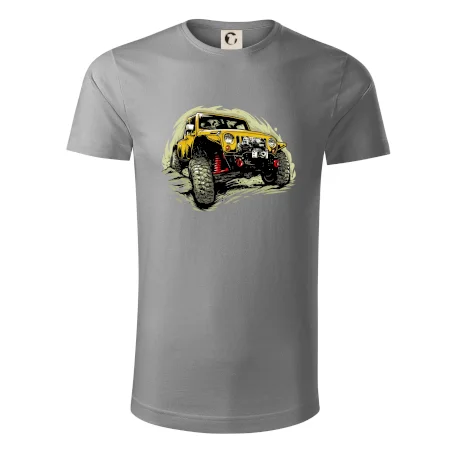 Žlutý offroad s navijákem
