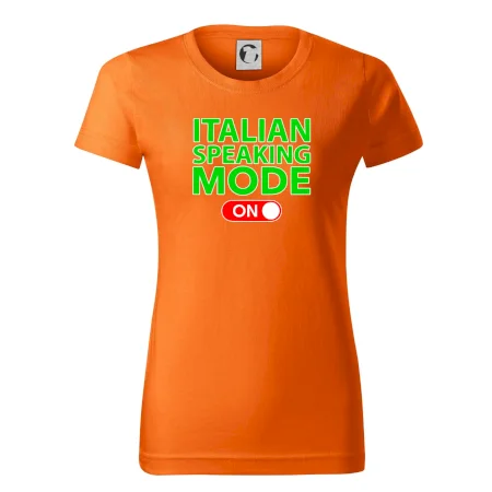 Italian speaking mode - ON