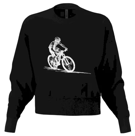 MTB kreslený cyklista