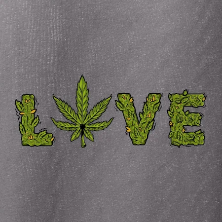 Konopí nápis love