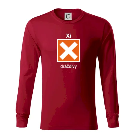 Xi Dráždivý - Výstražná tabulka na tričku