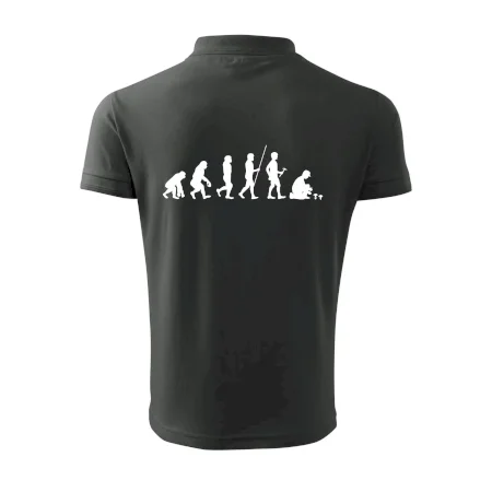 Evoluce houbař muž