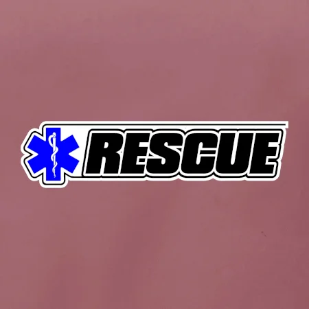 Záchranář rescue kříž modrý