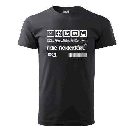 Čárový kód řidič náklaďáku