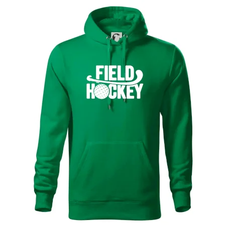Field hockey míček a nápis