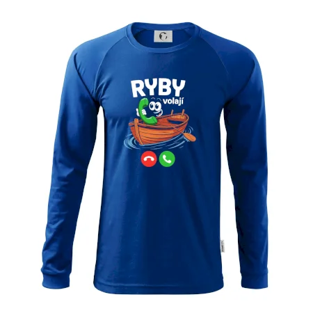 Karikatura ryby volají