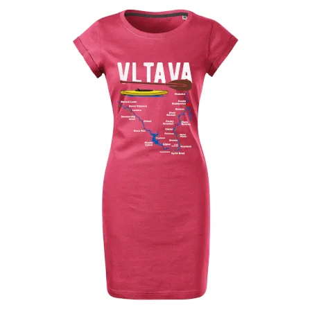 Mapa řeky Vltavy