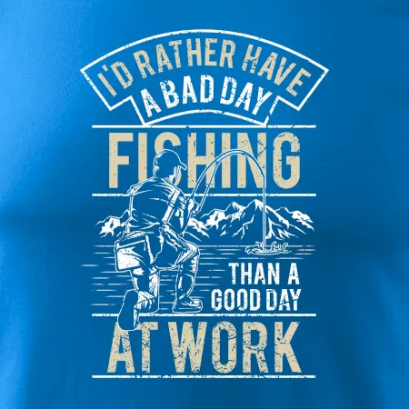 Fishing at work