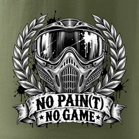 Motiv no paint no game s maskou